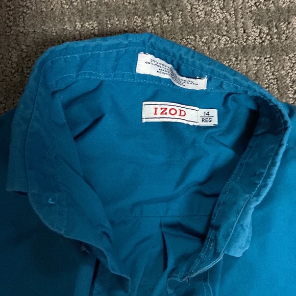 Izod Button Down Dress Shirt (A) - Picture 2 of 3